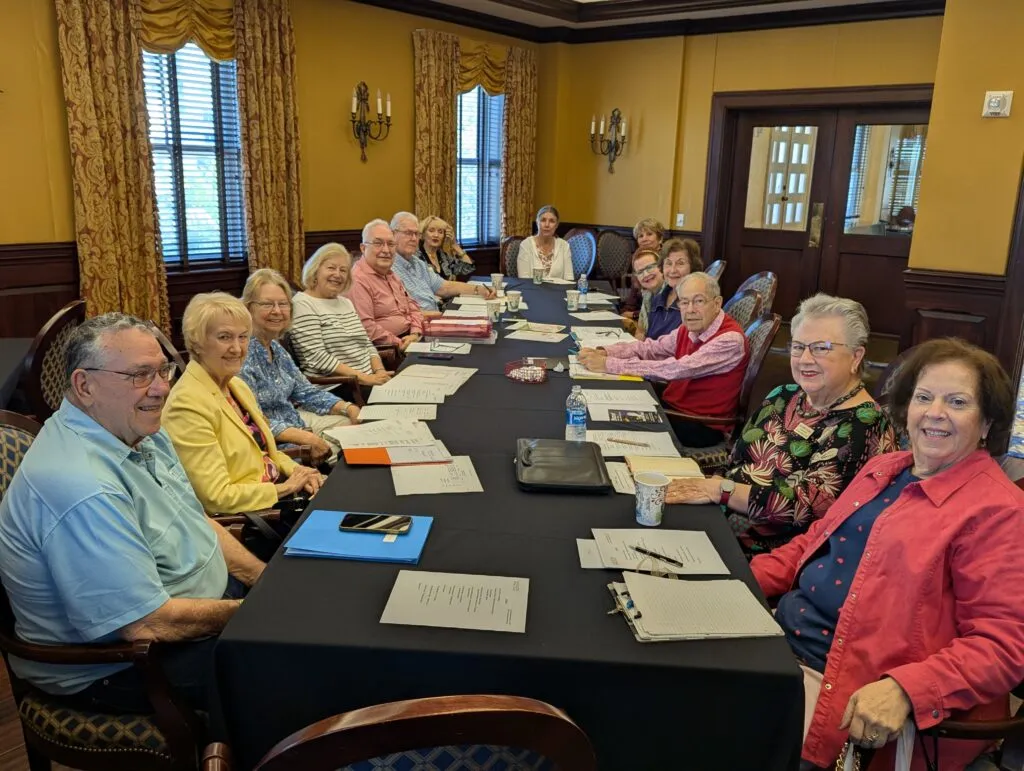 Guild members at a luncheon